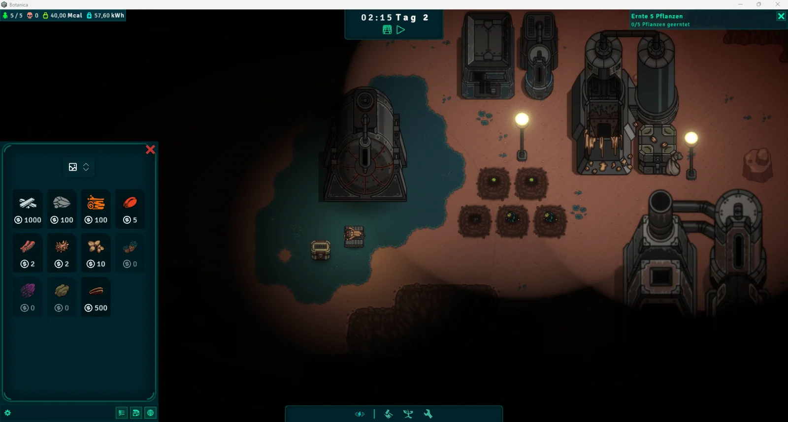 Recovered resources in Botanica